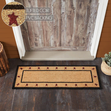 Connell Coir Rug Rect Stars 17x48 - The Fox Decor